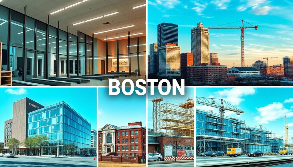 Boston's diverse industry landscape where recruiting firms in Boston operate