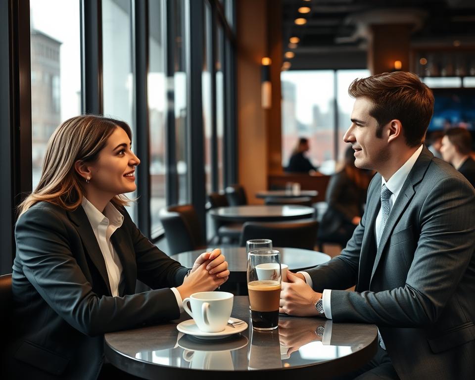 Professional recruiter from Talent Leverage engaging with passive candidates in Boston