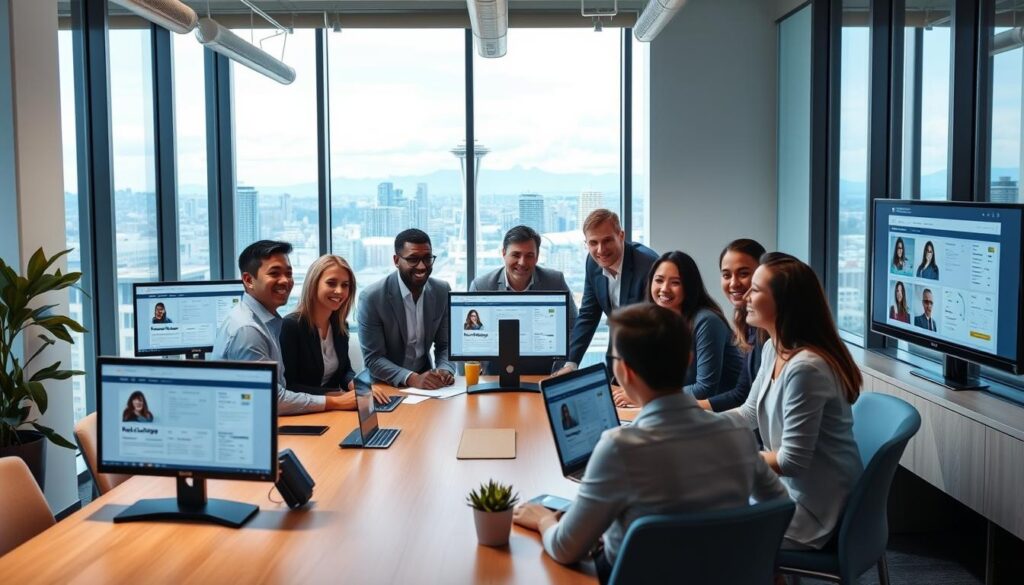 Top 5 recruitment companies in Seattle: Talent Leverage team of professional recruiters in Seattle office Top 5 recruitment companies in Seattle: Talent Leverage team of professional recruiters in Seattle office